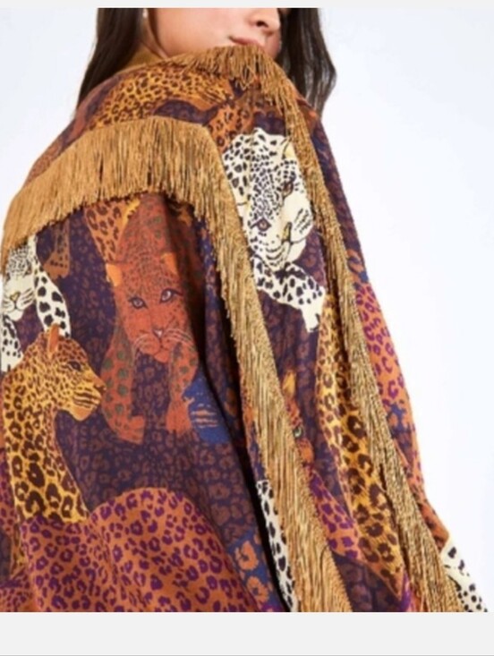 FARM Rio Jackets & Blazers - Farm Rio Leopard-Print Bomber Jacket - Brown Multicolor XS
